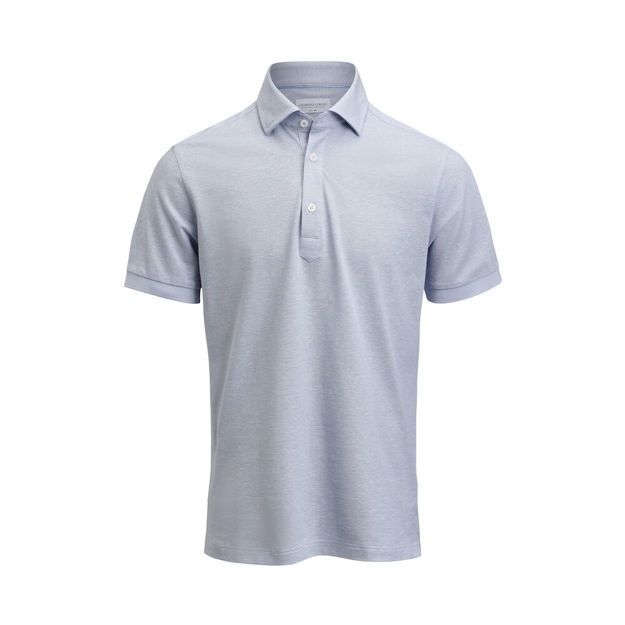 Indigo Bow 133 Polo Tailored fit Light Blue
