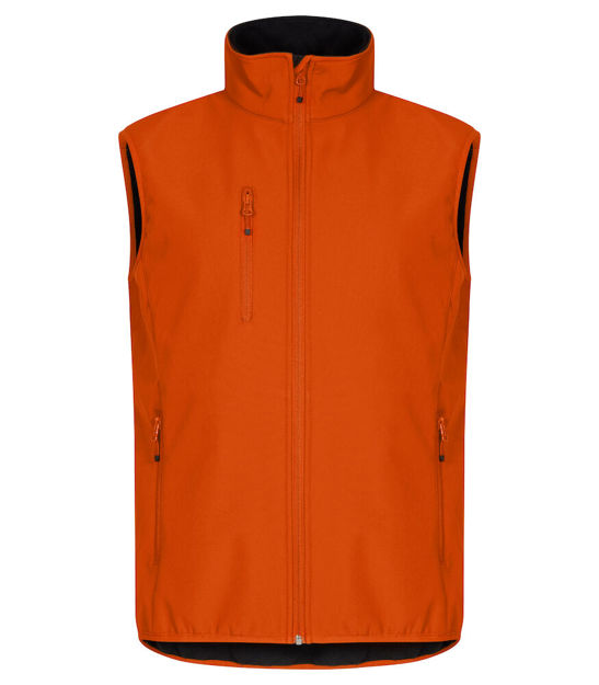 Classic Softshell Vest Blood Orange