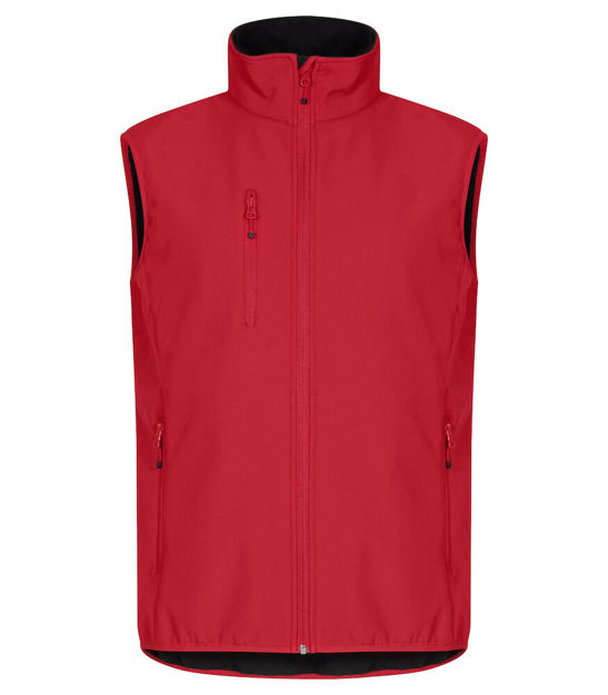 Classic Softshell Vest Red