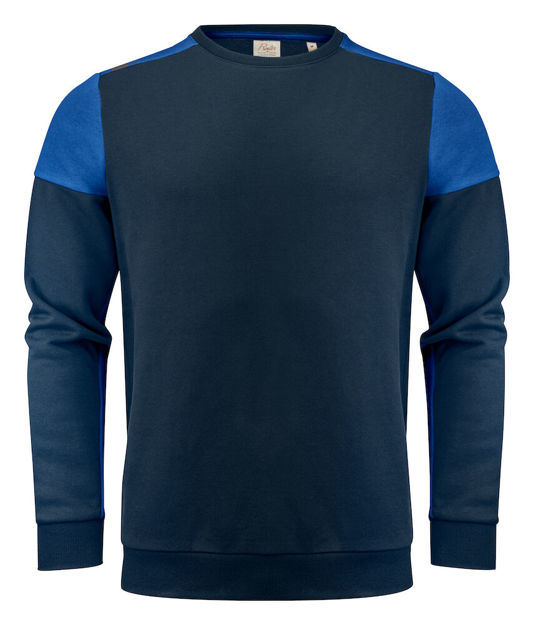 Printer Prime Crewneck Navy/Cobalt