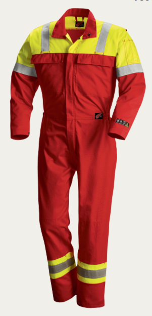 Coverall Shipping F1 250g Gul/Rød